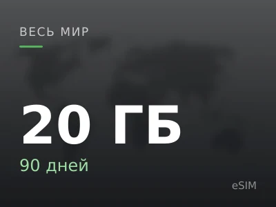 20 ГБ · 90 дней
