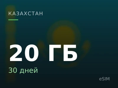 20 ГБ · 30 дней