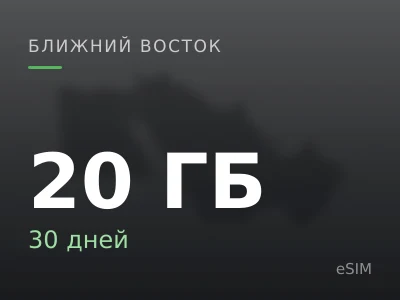 20 ГБ · 30 дней