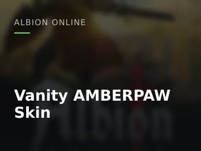 Vanity AMBERPAW Skin