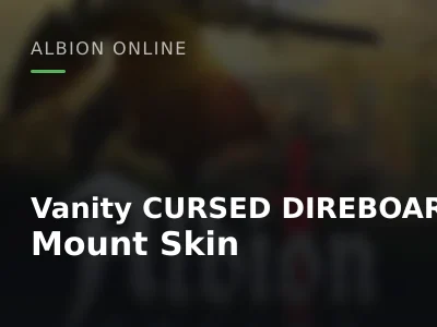Vanity CURSED DIREBOARD Mount Skin