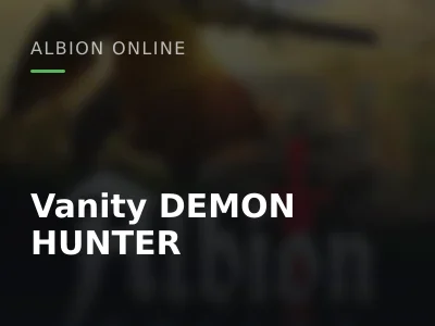 Vanity DEMON HUNTER