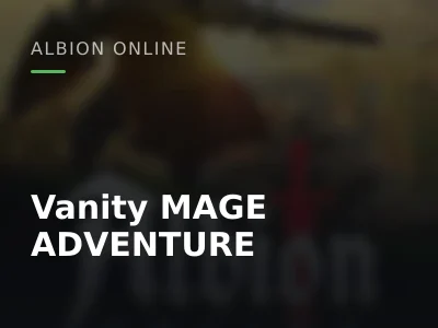 Vanity MAGE ADVENTURE