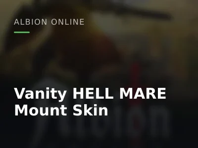 Vanity HELL MARE Mount Skin