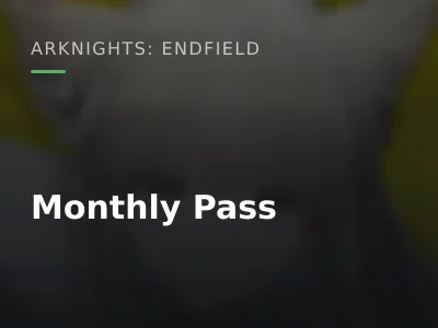 Monthly Pass