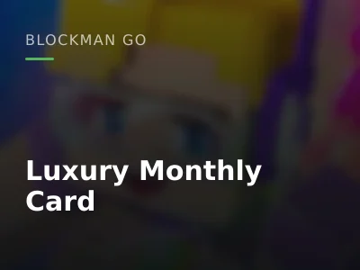 Luxury Monthly Card
