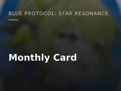 Monthly Card
