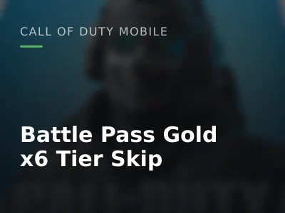 Battle Pass Gold x6 Tier Skip