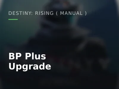 BP Plus Upgrade