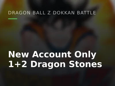 New Account Only 1+2 Dragon Stones