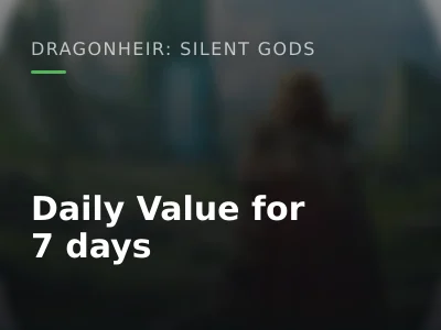 Daily Value for 7 days