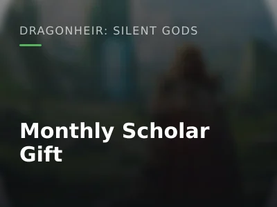 Monthly Scholar Gift