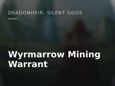 Wyrmarrow Mining Warrant