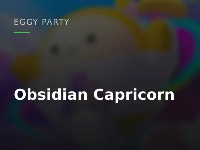 Obsidian Capricorn