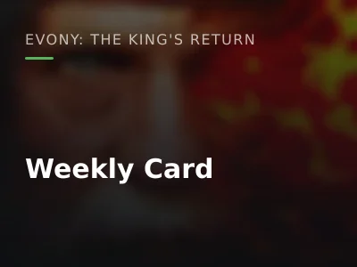 Weekly Card