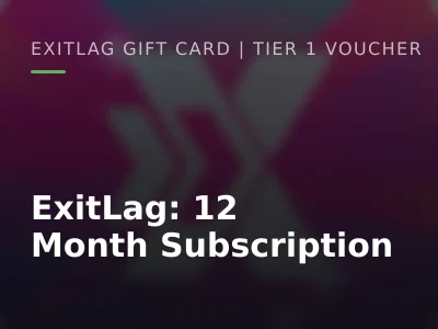 ExitLag: 12 Month Subscription
