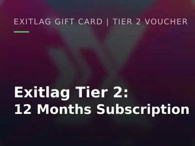 Exitlag Tier 2: 12 Months Subscription