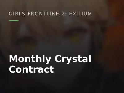 Monthly Crystal Contract