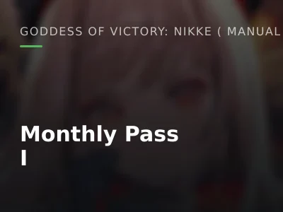 Monthly Pass I