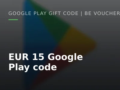 EUR 15 Google Play code