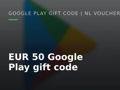 EUR 50 Google Play gift code