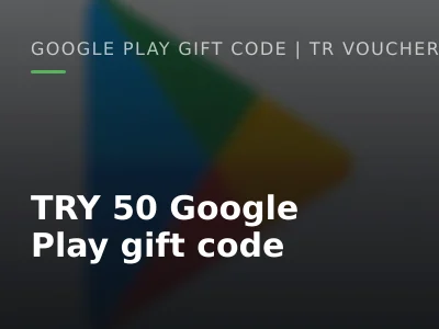 TRY 50 Google Play gift code