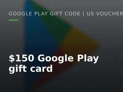 $150 Google Play gift card