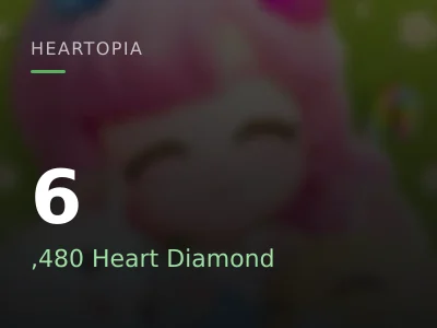 6,480 Heart Diamond