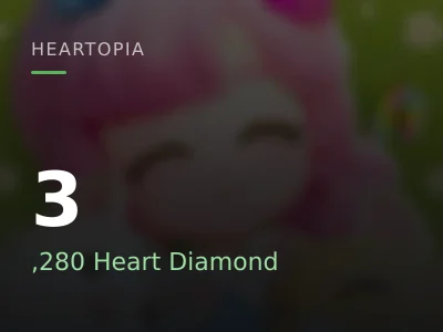 3,280 Heart Diamond