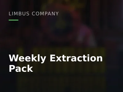 Weekly Extraction Pack