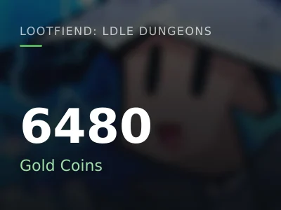 6480 Gold Coins