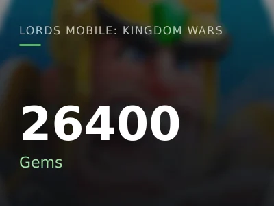 26400 Gems