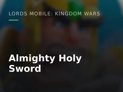 Almighty Holy Sword