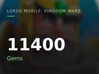 11400 Gems