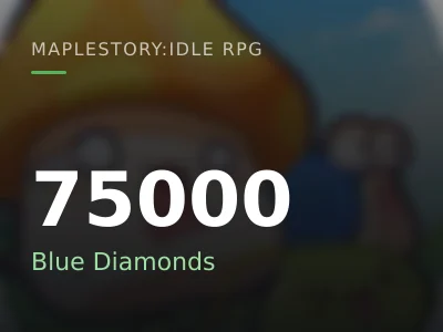 75000 Blue Diamonds