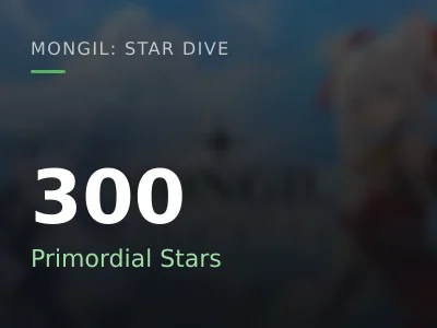 300 Primordial Stars