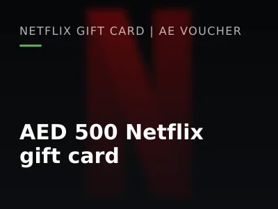 AED 500 Netflix gift card