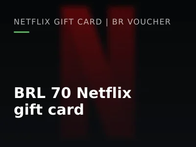 BRL 70 Netflix gift card