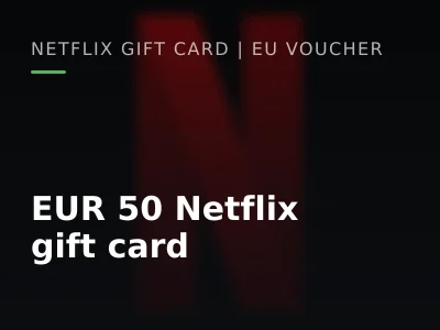 EUR 50 Netflix gift card