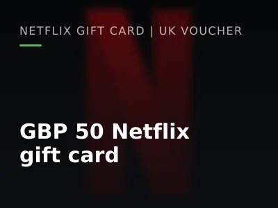 GBP 50 Netflix gift card