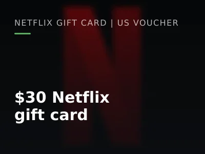 $30 Netflix gift card