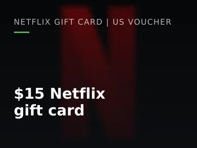 $15 Netflix gift card