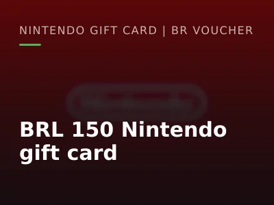 BRL 150 Nintendo gift card
