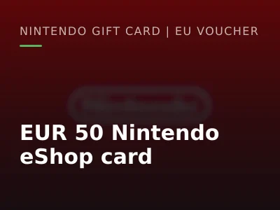 EUR 50 Nintendo eShop card