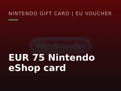 EUR 75 Nintendo eShop card