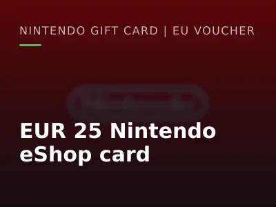 EUR 25 Nintendo eShop card