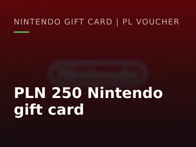 PLN 250 Nintendo gift card