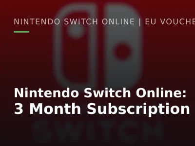 Nintendo Switch Online: 3 Month Subscription