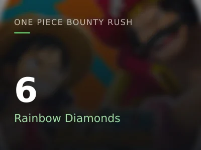 6 Rainbow Diamonds