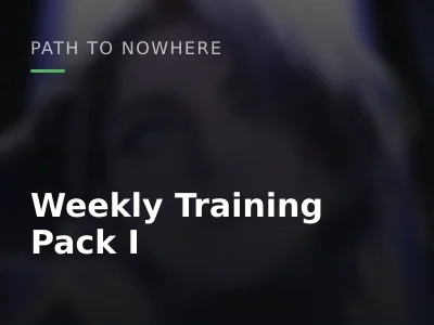 Weekly Training Pack I